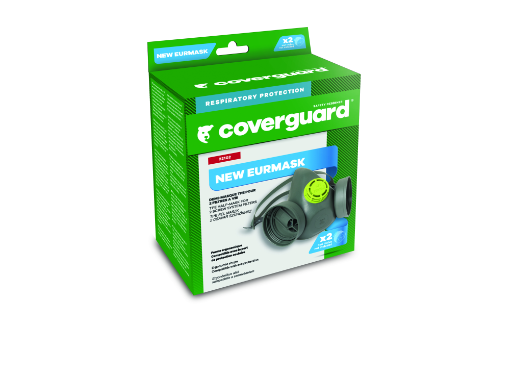 Demi-masque EURMASK DUO, pour 2 filtres 3