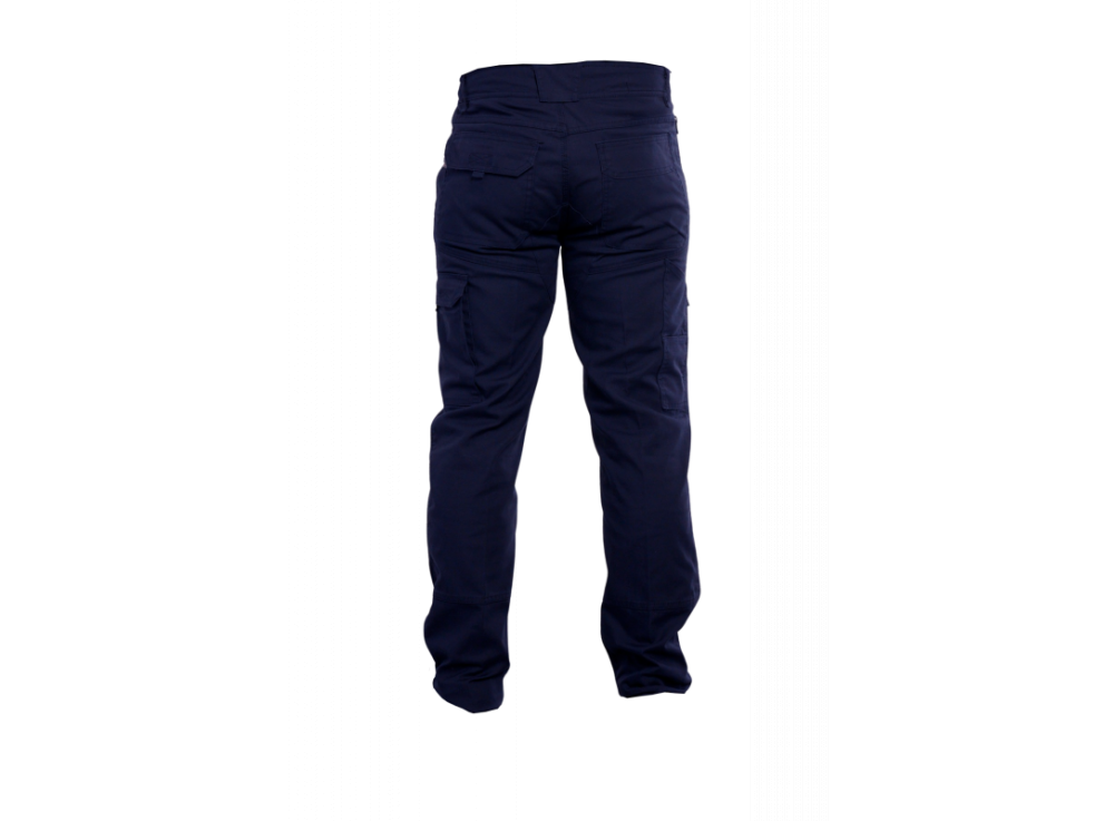 Pantalon sans poches genouillères LUIS Marine 3