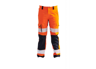 Pantalon HV LEON Orange/Marine