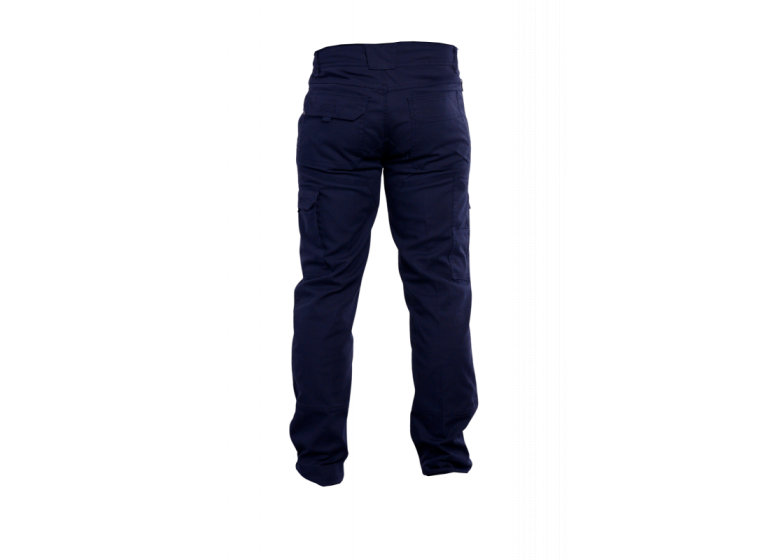Pantalon sans poches genouillères LUIS Marine 3