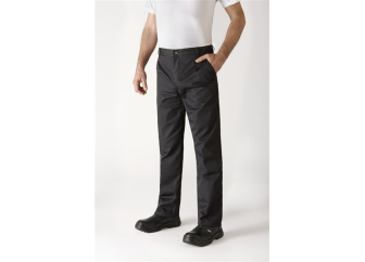 Pantalon de cuisine mixte TIMEO Noir