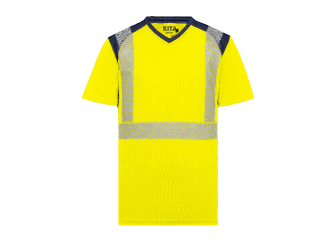 Tee-shirt HV ATHENA Jaune/Marine