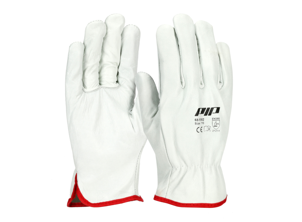 Gant de pilote en cuir de vachette 1