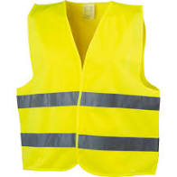 10x Gilet de securité jaune fluorescent Veste haute visibilité Vêtements  travail